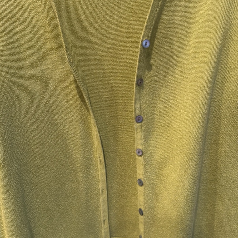 Liz Baker Green Cardigan Sweater with Matching Top - Picture 3 of 5